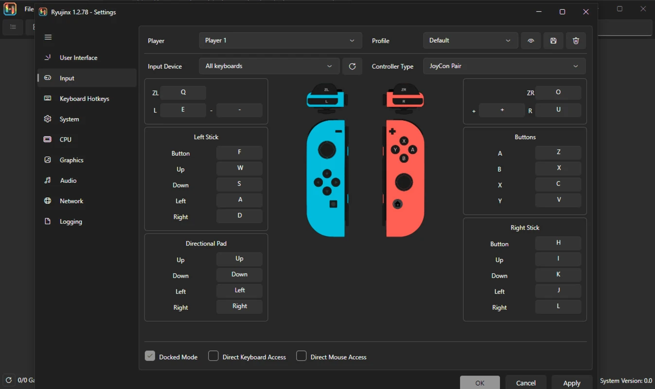 Title grid view listing installed packages and play states